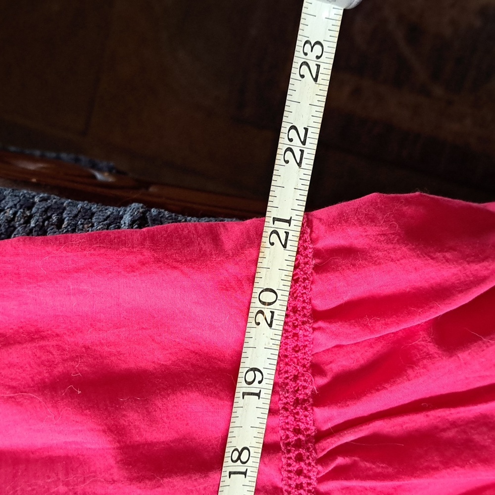 CHICO Vibrant Pink Tiered Skirt SIZE 0/12 - Picture 7 of 12